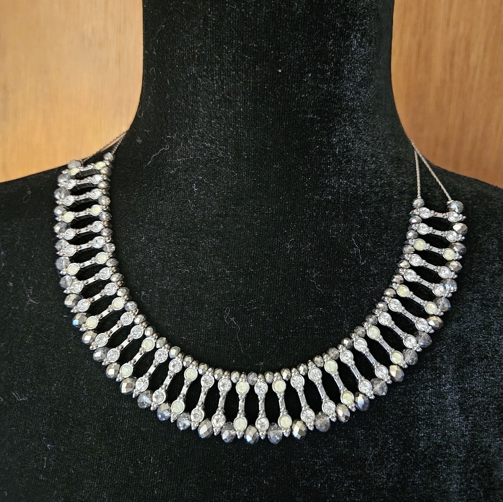 Vintage Collar Style Rhinestone Necklace